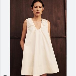 dissh gabby mini dress in buttermilk